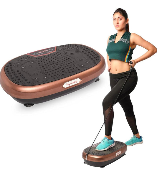 Vibration Plate Exercise Machine - Lymphatic Drainage Machine for Weight Loss Home Fitness - Whole Body Vibration Platform Exercise Machine